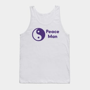 Peace Man Ying Yang Tank Top